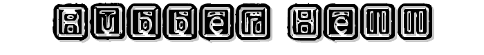 Rubber Hell font